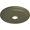 Ekena Millwork Crendon Ceiling Medallion (Canopies up to 4 3/8"), 24 1/8"OD x 4 3/8"ID x 2 1/4"P, Painted Turtle CM24CRPTF - alternate 2